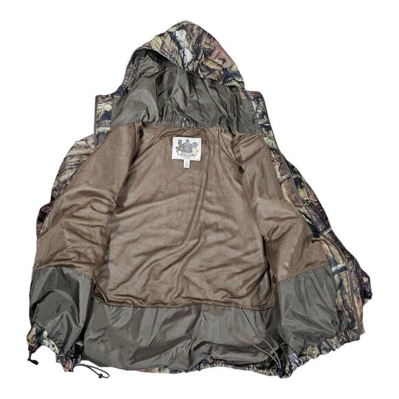 Herters Man SZ L Camouflage Hooded Full Zip Pocket Mesh Lining Hunting Jacket - Picture 4 of 10